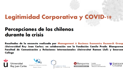 Legitimidad Corporativa y COVID-19: Percepción de los chilenos durante la crisis